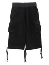 Niihai Drawstring Pocket Capri Trousers