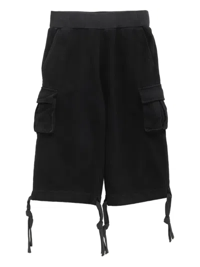 Niihai Drawstring Pocket Capri Trousers