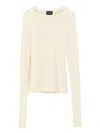 Niihai Fixed-hood Long-sleeve Top