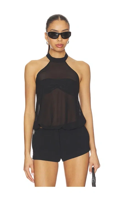Niihai Midnight Top In Black