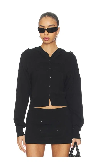 Niihai Military Cardi In Black