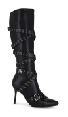 Niihai Nii Hai Strappy Boots In Black