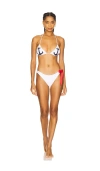 Niihai The Rae Anchor Bikini Set In White