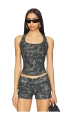 Niihai Vest Top In Camo