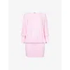 Niihai Womens Pink Charli Forever Stretch-jersey Mini Dress