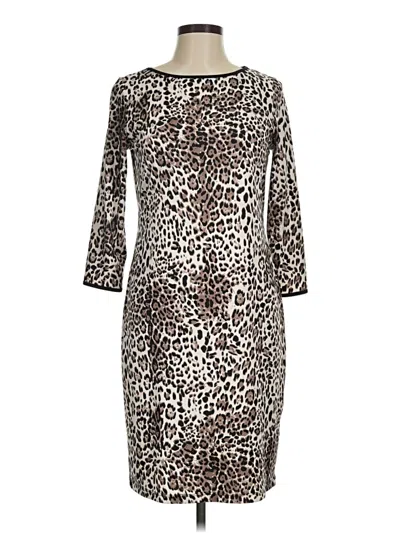 Pre-owned Nik And Nash Casual Dress In Brown