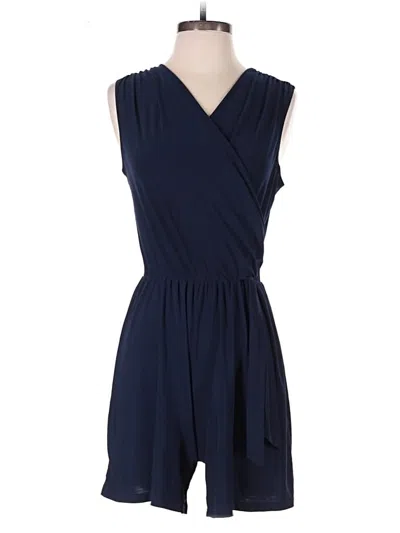 Pre-owned Nik And Nash Romper In Blue