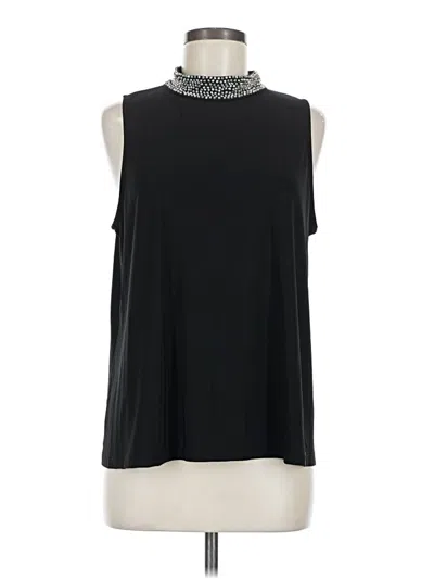 Pre-owned Nik And Nash Sleeveless Blouse In Black