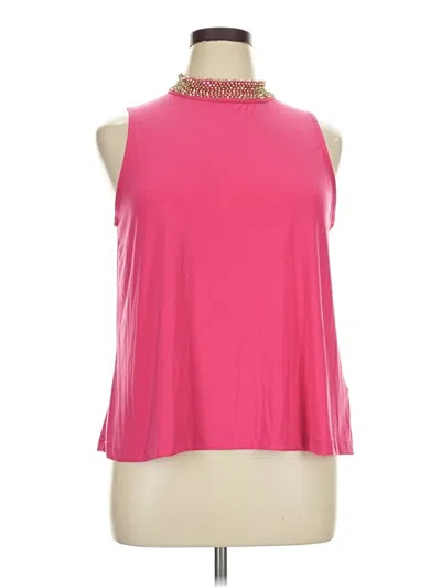 Pre-owned Nik And Nash Sleeveless Blouse In Pink