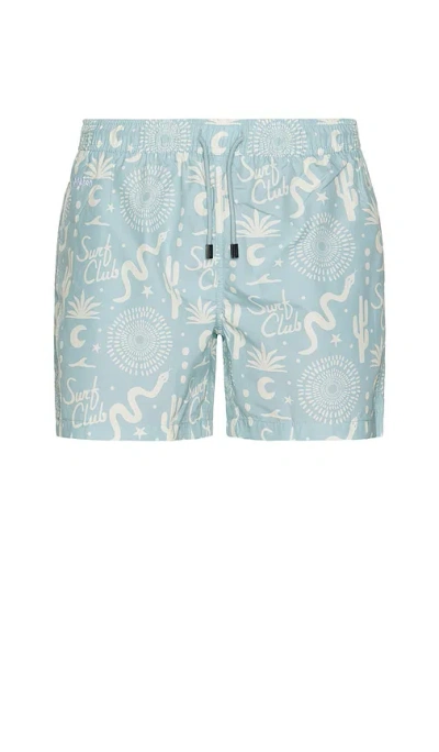 Nikben Del Mar Classic Swim Trunks In Blue