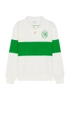 Nikben Old Money Polo Sweatshirt In White
