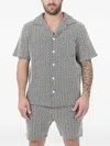 Nikben Patterned Short-sleeve Shirt In Black