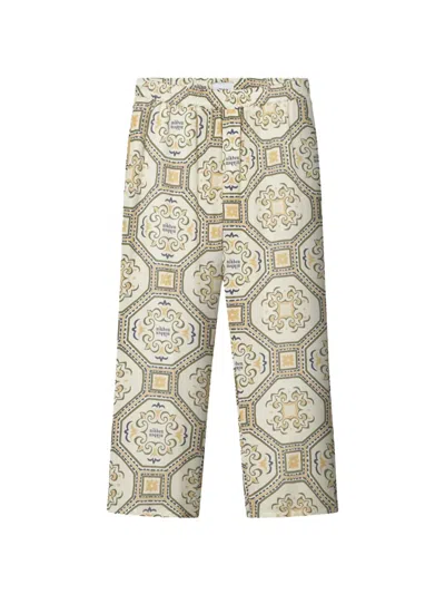 Nikben Patterned Trousers In Neutral
