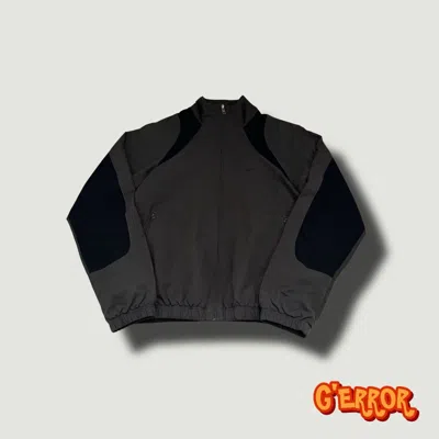 Pre-owned Nike 00s  Vintage Swoosh Oversize Nylon Windbreaker Y2k Drill