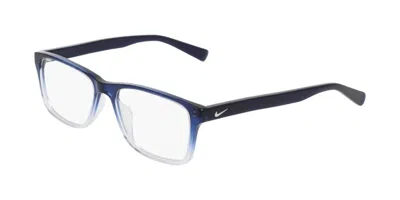 Nike 1000c 416 Men's Glasses Blue Size 48 - Free Lenses - Blue Light Block Available