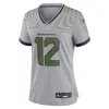 Nike 12s Seattle Seahawks Rivalries Collection Womenâs  Women's Nfl Game Jersey In Gray
