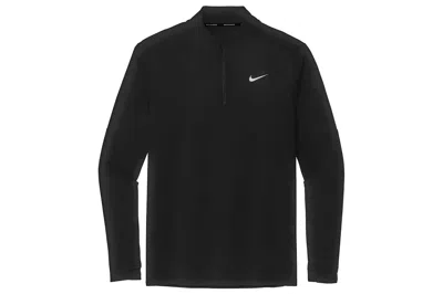 Pre-owned Nike 1/4 Zip Running L/s Top Black