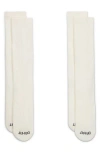 Nike 2-pack Dri-fit Everyday Cushioned Crew Socks In Sail/black