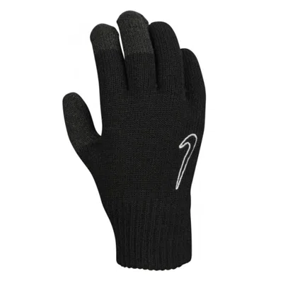 Nike 2.0 Knitted Grip Gloves In Black