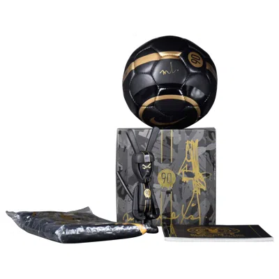 Pre-owned Nike 2003 Unique Triple Signed Blackball T90 Art Toy  Set By Michael Lau