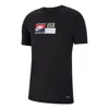 Nike U.s. Soccer T-shirt In Black