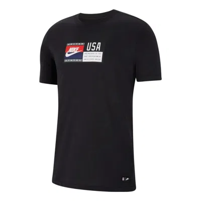 NIKE Nike 2020-21 USA Voice Tag T-shirt 'Black'