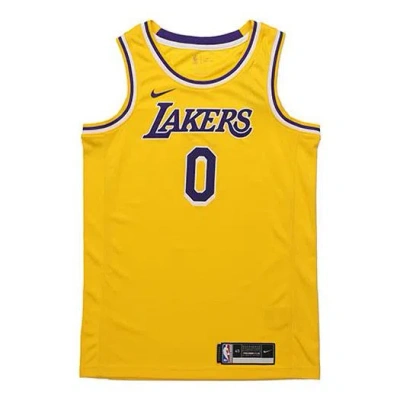 Nike 2020 Lakers Icon Edition Nba Swingman Jersey Men's Jersey In Yellow