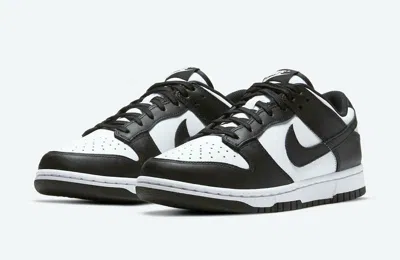 Pre-owned Nike (2021)  Dunk Low Retro White Black Size 13. Dd1391-100