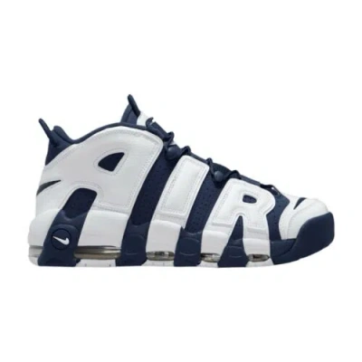 Pre-owned Nike 2024  Air More Uptempo '96 Olympic Navy White Fq8182-100 Men Sneakers
