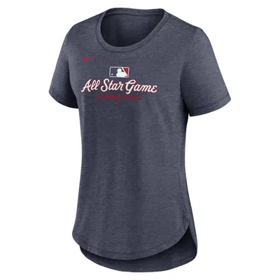 Nike 2025 All-star Game Wordmark  Women's Mlb T-shirt In Blue