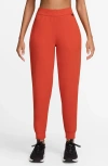 Nike 24.7 Dri-fit Mid-rise Joggers In Orange