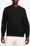Nike 24.7 Impossiblysoft Dri-fit Crew Sweatshirt In Black