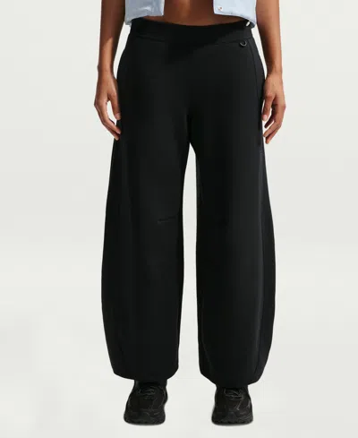 Nike 24.7 Impossiblysoft Women's High-waisted Wide-leg Pants In Black,black,dark Smoke Grey