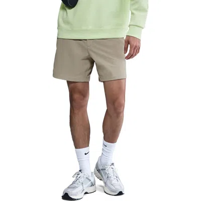Nike 24.7 Perfectstretch Dri-fit Flat Front Shorts In Brown