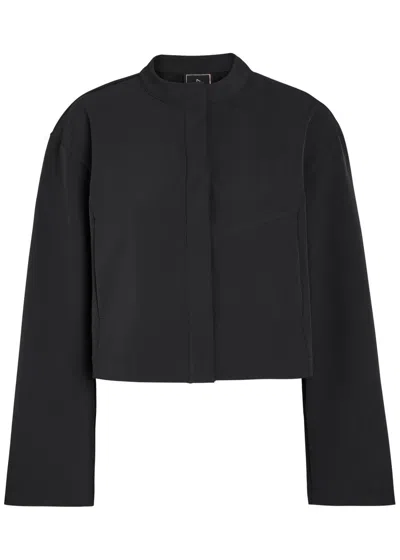 Nike 24.7 Perfectstretch Dri-fit Cropped Jacket In Animal Print