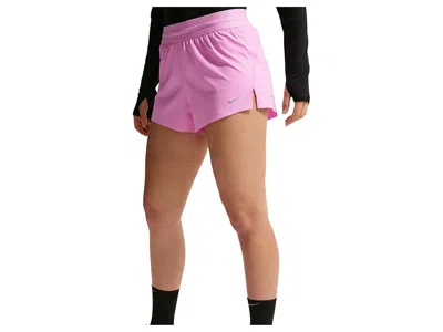 Nike 2.5 Swift Dri-fit Mid-rise Brief-lined Running Shorts In Pink