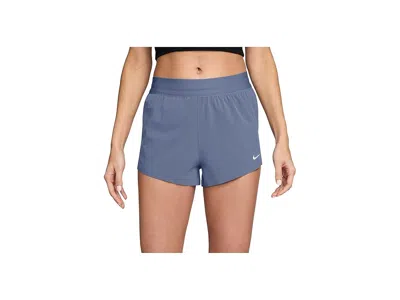 Nike 2.5 Swift Dri-fit Mid-rise Brief-lined Running Shorts In Blue