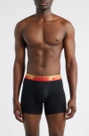Nike 3-pack Dri-fit Essential Micro Boxer Briefs In Animal Print