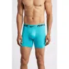 Nike 3-pack Dri-fit Essential Micro Boxer Briefs In Cyber/stucco/dusty Cactus