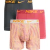 Nike 3-pack Dri-fit Essential Micro Boxer Briefs In Multi