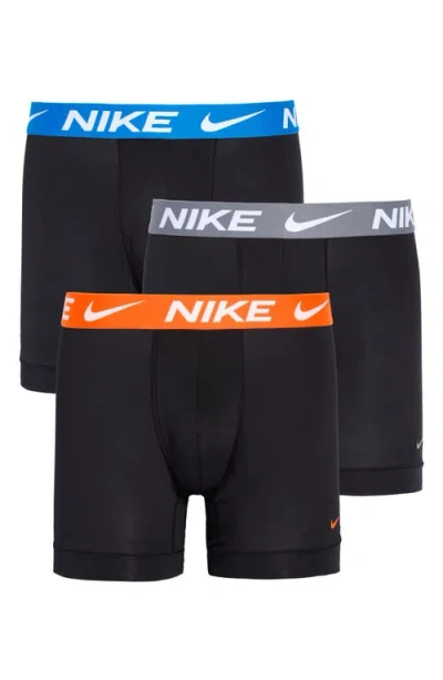 Nike 3-pack Dri-fit Essential Micro Boxer Briefs In Multi
