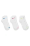 Nike 3-pack Dri-fit Everyday Ankle Socks In White