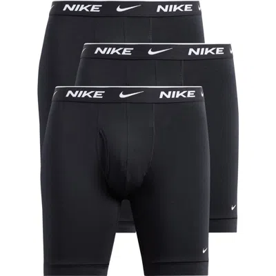 Nike 3-pack Essential Stretch Cotton Long Boxer Briefs In Multi