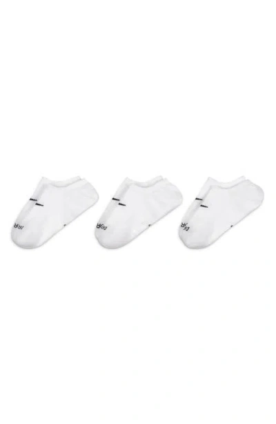 Nike 3-pack Everyday Plus No-show Socks In White
