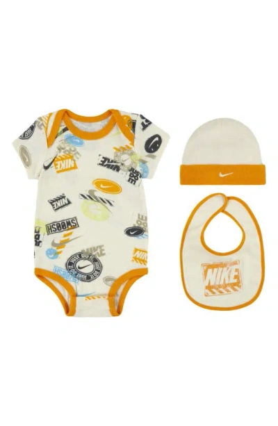 Nike Babies' 3-piece Wild Air Set In Neutral