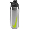 Nike 32-ounce Recharge Stainless Steel Chug Bottle In Brushed Ss/volt