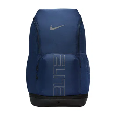 Pre-owned Nike 32l Varsity Elite Backpack 'midnight Navy/black/iron Grey' | Blue | Men's Size Onesize