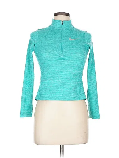 Pre-owned Nike 3/4 Sleeve T-shirt In Blue