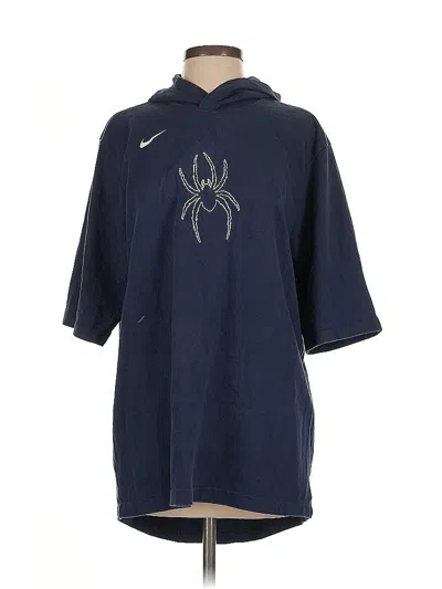 Pre-owned Nike 3/4 Sleeve T-shirt In Blue