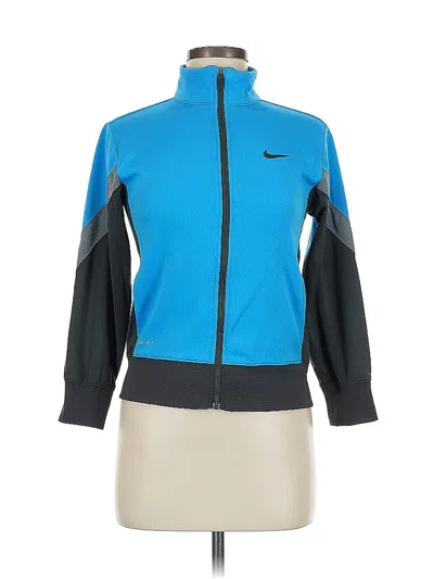 Pre-owned Nike 3/4 Sleeve T-shirt In Blue